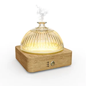 Wooden Glass Ultrasonic Aroma Diffuser