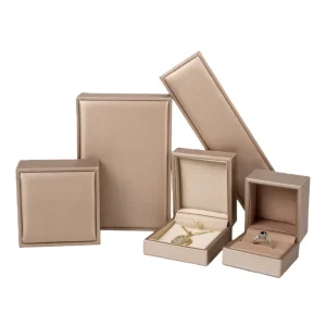 XF Manufacturer Jewelry Gift Box Biodegradable Leather Paper Gift Set Packaging Box for Wedding Boutique Shopping