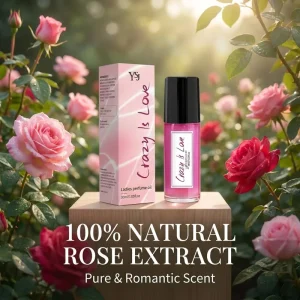 YSJ Crazy Is Love Women Perfume Oil 30ml Natural Rose Ylang Ylang Extract Long Lasting Eco Friendly Portable Floral Fragrance