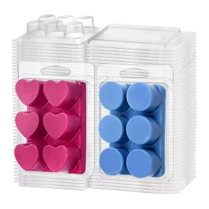 YuXuan Customizable Shape and Cavities Transparent Plastic PET Wax Melt Mold Blister Clamshell Box