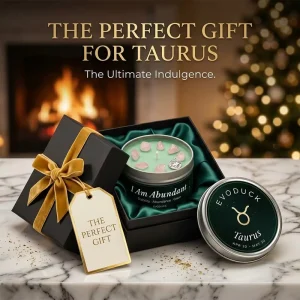 Zodiac Scented Candle Botanical Vanilla Astrology Aromatherapy Candle in Tin Home Fragrance Decor Birthday Gift 3oz