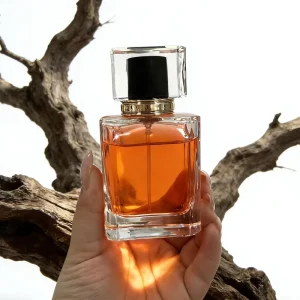 in Stock Clear Square Luxury Empty Perfume Fragrance Bottles with Screen Printing Carton Packing Glass 25ml 50ml 100ml