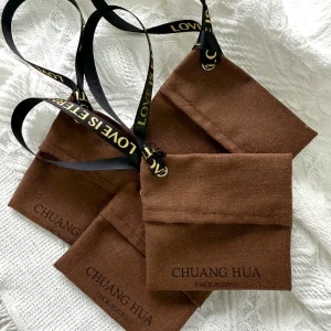 logo Printed Linen Car Scented Bag Drawer and Closet Air Freshener Sachet